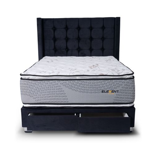 Dormitorio Premium con Cajones Cisne Pocket Element