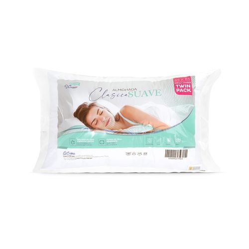 Almohada Cisne Clásica Bramante Twinpack