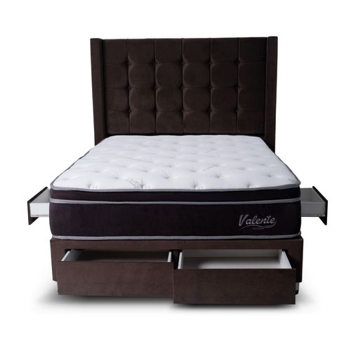 Dormitorio Premium con Cajones Cisne Pocket Valente
